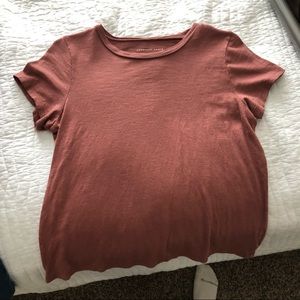 American Eagle Red Top
